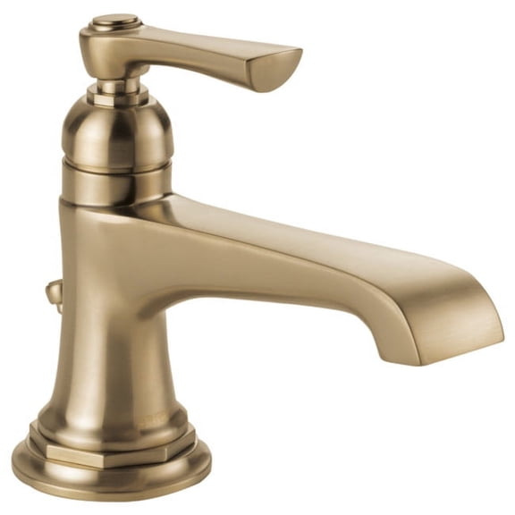 Open Box Brizo 65060Lf Rook 1.5 GPM Single Hole Bathroom Faucet - Gold
