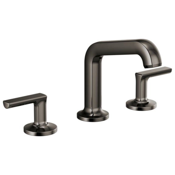 Brizo 65307Lf-Lhp-Eco Kintsu 1.2 GPM Widespread Lavatory Faucet - Brilliance Black Onyx