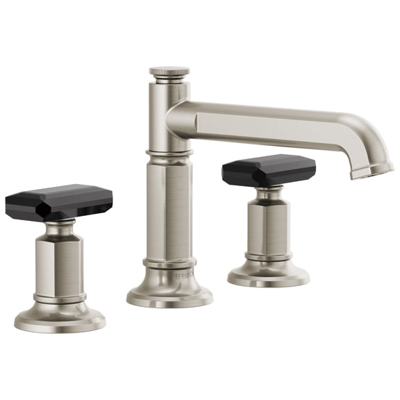 Open Box Brizo 65377Lf-Lhp-Eco Invari 1.2 GPM Widespread Bathroom Faucet - Nickel