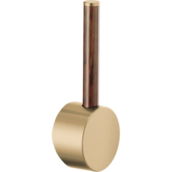 Open Box Brizo Hlb177 Odin Bar Faucet Lever Handle - Luxe Gold / Wood