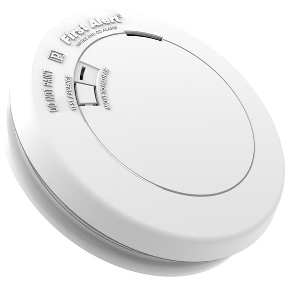 First Alert Low Profile Photoelectric Smoke/Co Combo Alarm, Tamper Proof, 10-Year Sealed Lithium Battery