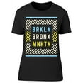 thumbnail image 1 of Brkln Bronx Mnhtn, Poster T-Shirt Women -Image by Shutterstock, Female Medium, 1 of 2