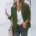 thumbnail image 1 of Brnmxoke 2023 Blazers Jacket for Women Casual Open Front Blazer Long Sleeve One Button Work Office Oversized Blazer Jackets, 1 of 9