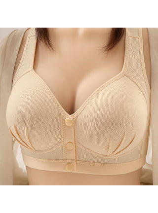 Pejock Everyday Bras for Women Ultimate Comfort Lift Wirefree Bra Sexy Bra  Without Steel Rings Medium Cup Large Size Breathable Gathered Underwear Bra