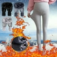 Brnmxoke Fleece Lined Maternity Leggings Women Thick Soft High Waisted Warm Pregnancy Leggings