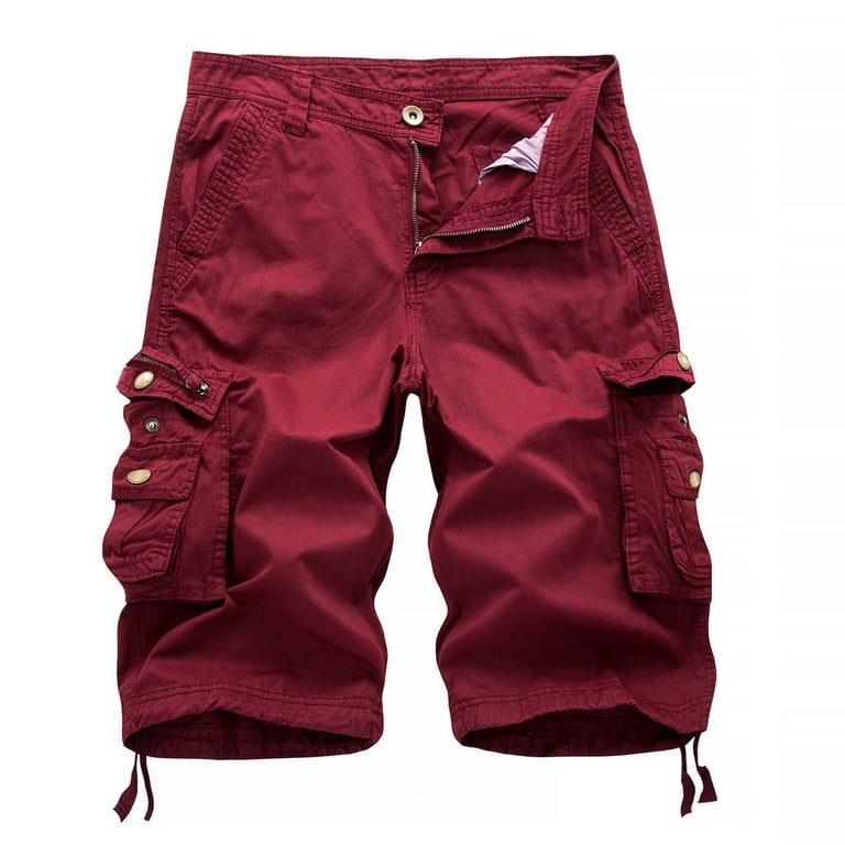 Brnmxoke Men s Classic Cargo Short Big Tall Premium Twill Cargo Short Waterproof Tactical Shorts Plus Size Outdoor Cargo Shorts