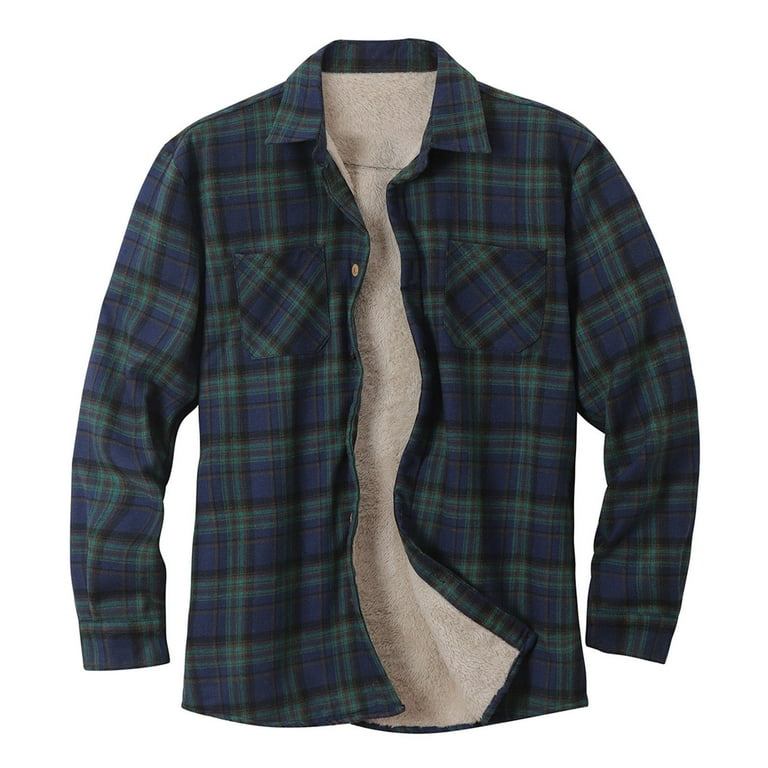 Plaid thermal shirt hot sale