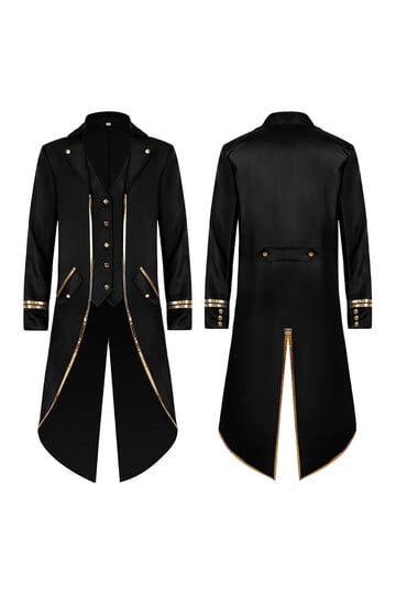 Gothic Victorian Jackets in Blue and Black for Stylish Looks