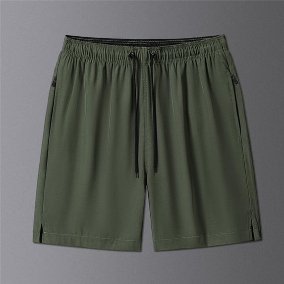 Brnmxoke Mens Gym Workout Shorts 5 Inch Cotton Elastic Waist Drawstring Athletic Quick Dry Bodybuilding Training Running Shorts with Pockets