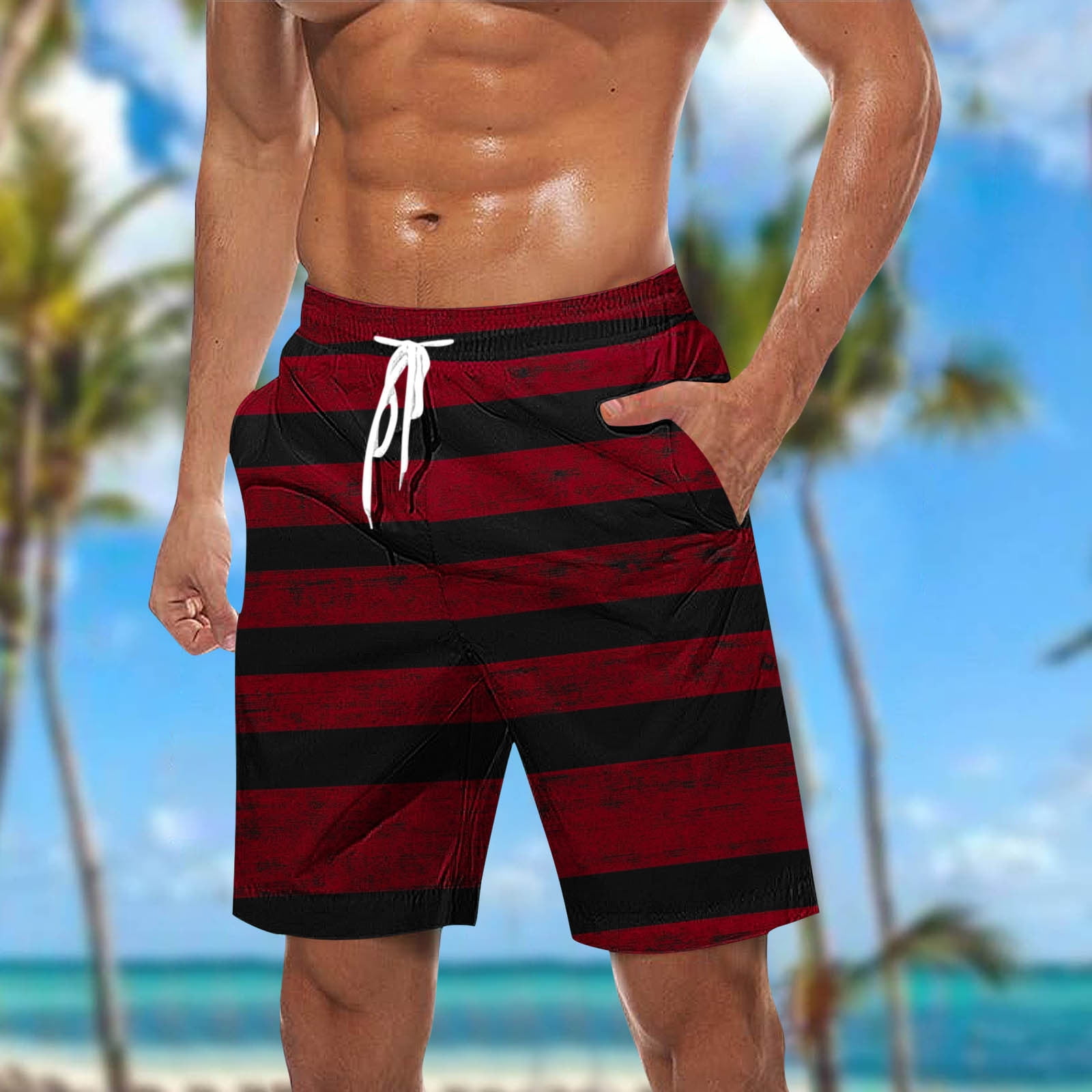 Mens Swim Trunks Board Shorts Mens Swimwear Swim Shorts Trunks
