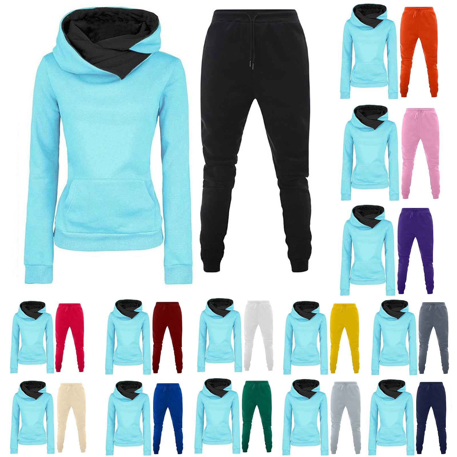 Men's Sweatsuits 2-Piece Set - Long Sleeve Tie-Dye Hoodie & Pants, Loose Fit For Fitness, Casual Wear