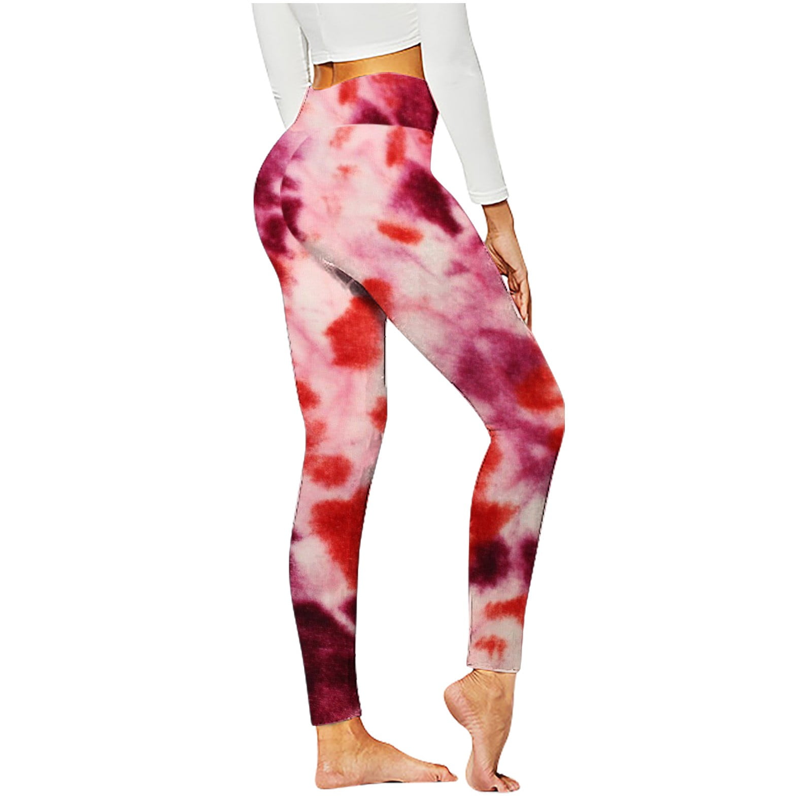 Brnmxoke Tie Dye Leggings for Women Seamless High Waisted Yoga Pants
