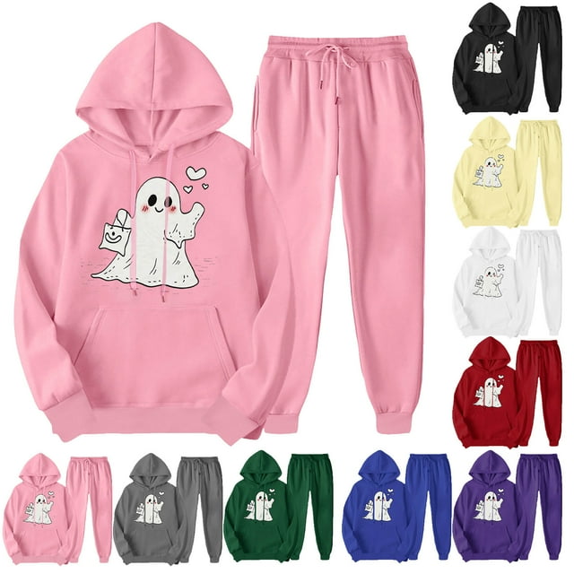 Brnmxoke Women's 2 Piece Outfits 2025 Fall Long Sleeve Comfy Soft