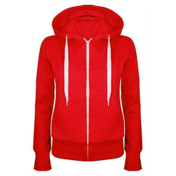 Brnmxoke Women's Casual Long Sleeve Hoodies Zipper Drawstring Sweatshirt 2023 Girls Lightweight Thin Zip Fall Basic Jacket Tops
