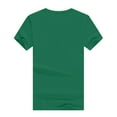 thumbnail image 1 of Brnmxoke Women's Plus Size T Shirts Short Sleeve Round Neck Casual Summer Blouses Solid Color Loose Fit Hide Belly Shirt Trendy Work Going Out Tops, 1 of 6