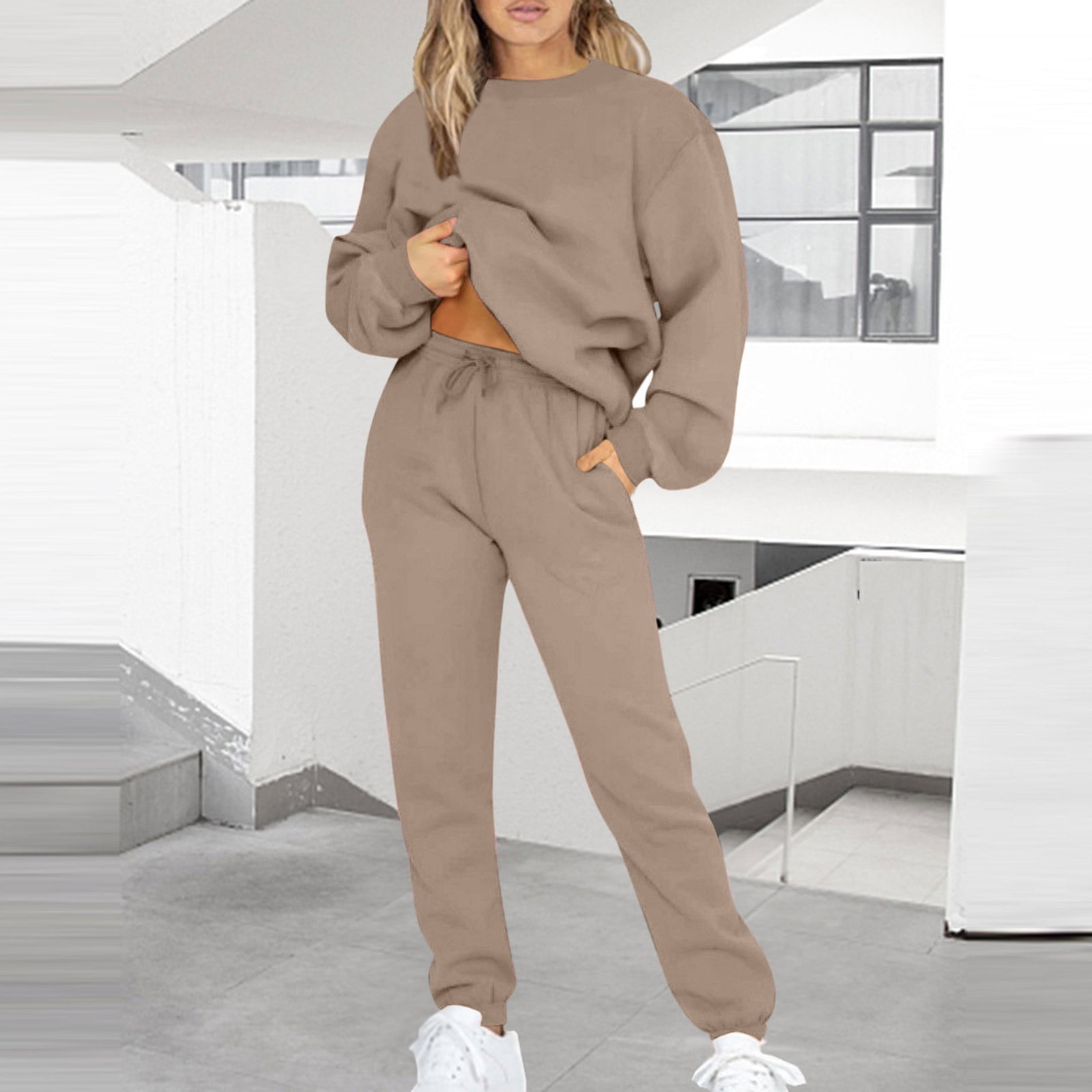 ⚡Women‘s 2-Piece Tracksuit – Long Sleeve Set, Comfortable & Stylish for Sport or Casual Wear 🧥✨