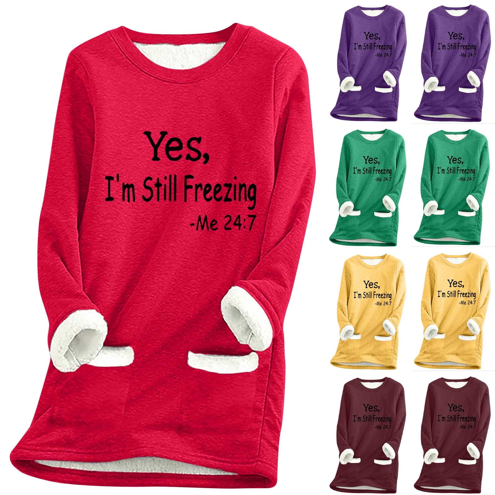 Yes, I'm Still Freezing Felpa Con Cappuccio Da Donna Foderata - Foto 9