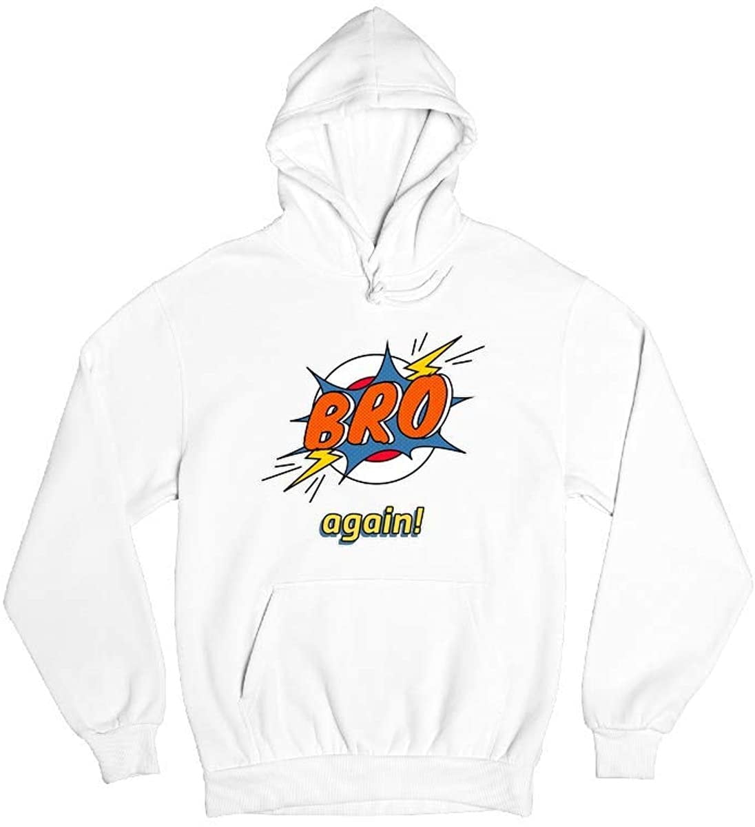 Bro Again New Baby Comic Fashion Novelty Design Cotton Hoodie