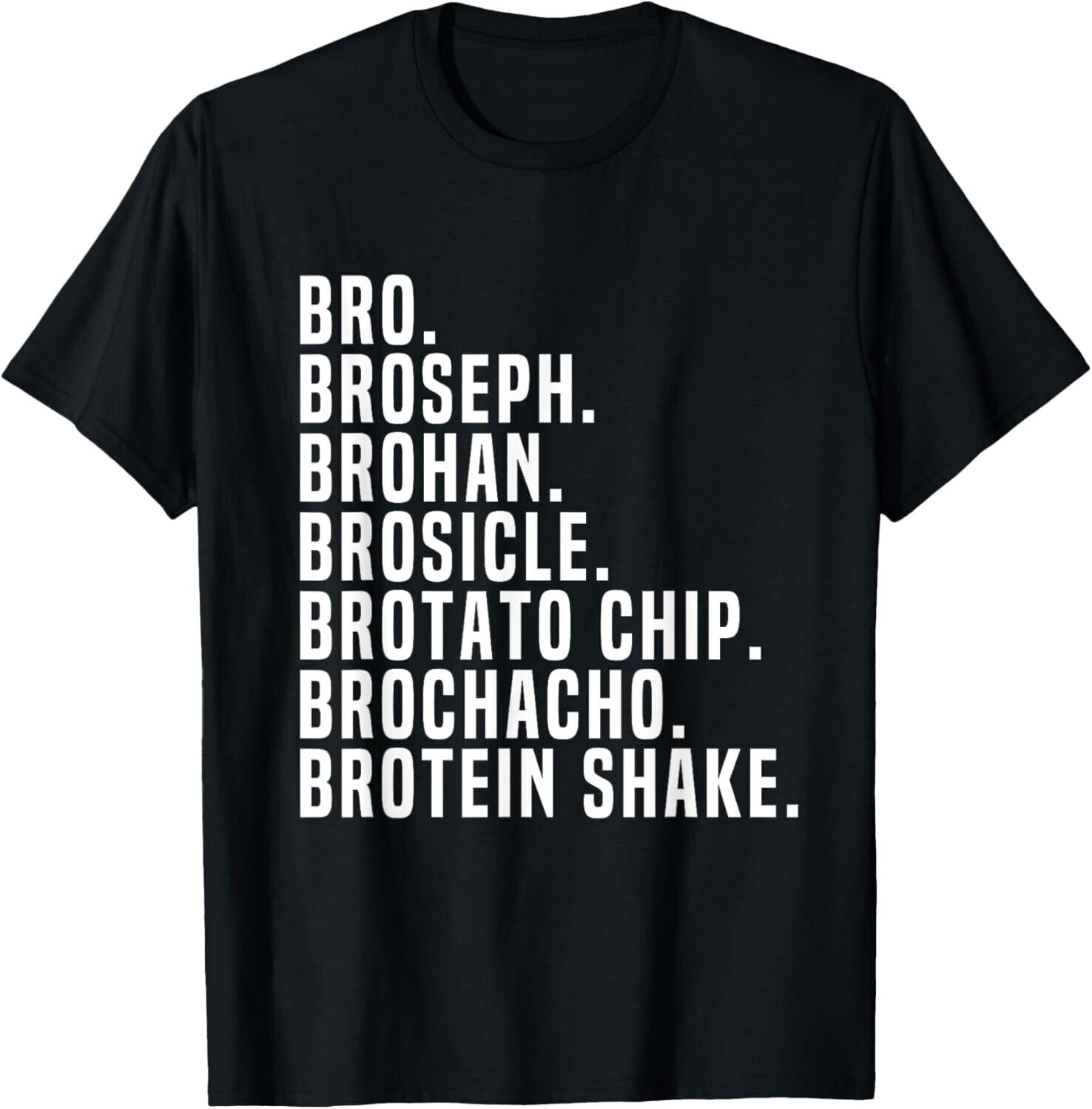 Bro Broseph Broham T-Shirt Gym Workout Weightlifting Fitness Gift ...