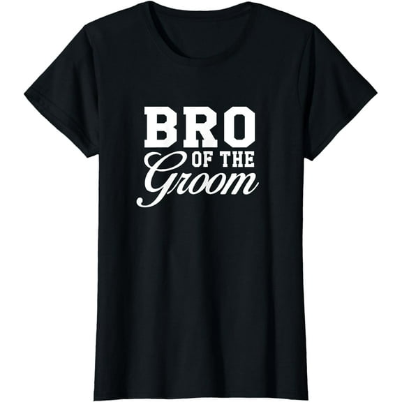 Bro Brother Of The Groom Wedding Party T-Shirt