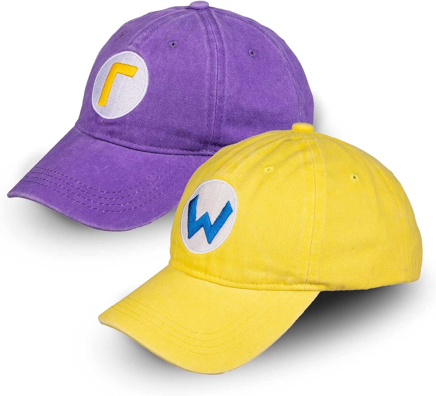 Bro Hats Anime Baseball Caps Cosplay Hats for Adults and Kids Super Mario Mario Bros. Washed