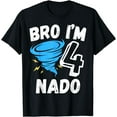 thumbnail image 1 of Bro I'm 4 Fournado 4th Birthday Tornado Chaser Twister Storm T-Shirt, 1 of 4