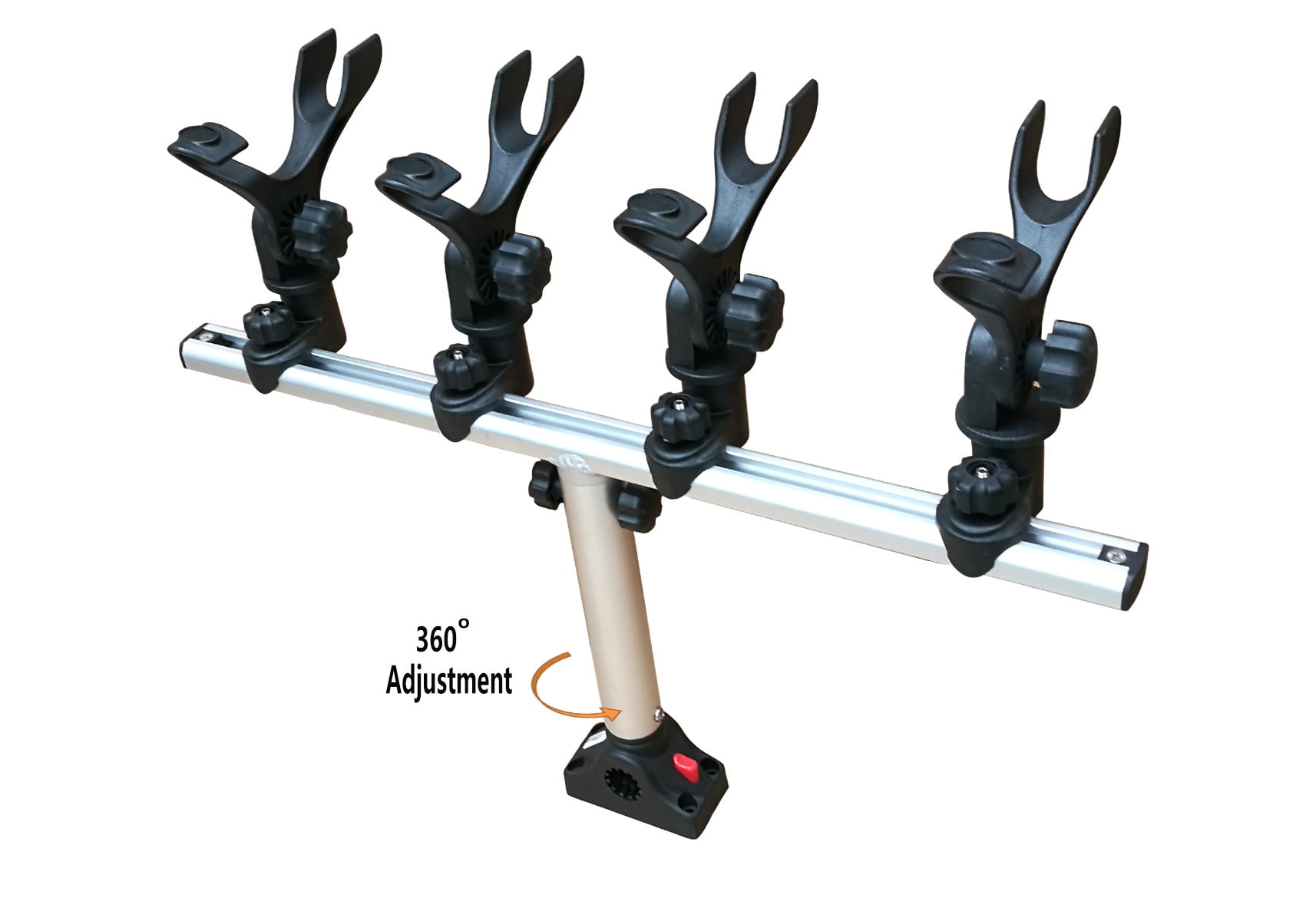 Brocraft Fishing Pole Crappie Rod Holder System With Deck/Side