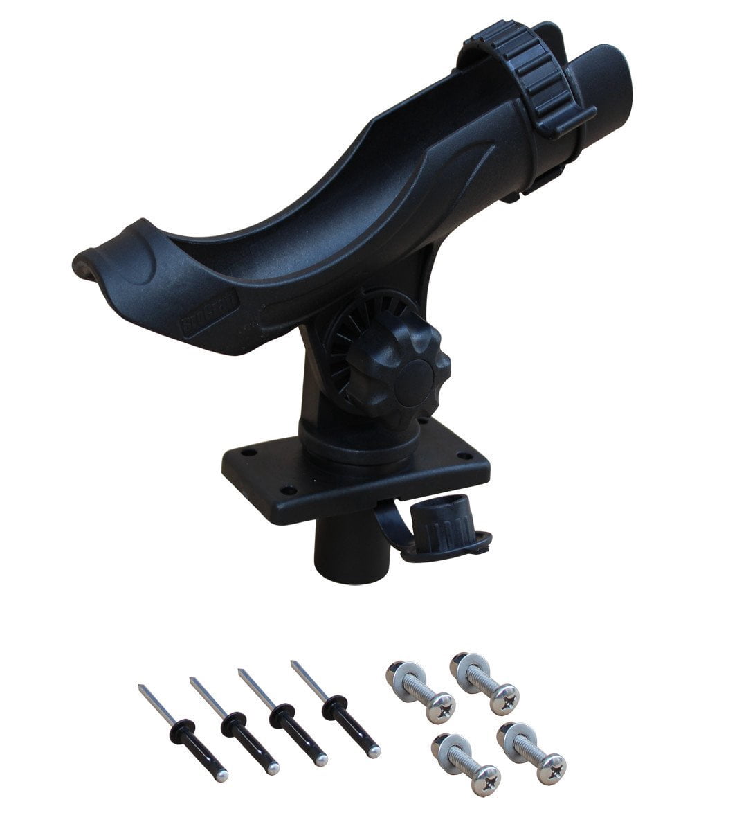 Milk Crate Fishing Rod Holder Brocraft Triple Rod Holder For Kayak Crates -  Mounts To Storage Box, Includes Tool Storage Fishing Rod Holders For Boat