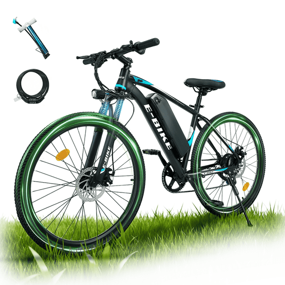 BroPath Electric Bike for Adults,26"Electric Bike,40+ Miles,7-Speed,25MPH by 800W(Peak) Motor Mountain Ebike,576Wh Internal Battery,Electric Bicycles for Commuting,Lightweight Ebike,UL2849