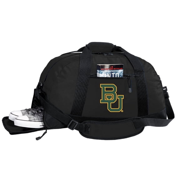 Broad Bay Baylor Duffel Bag or Baylor University Gym Bag WITH SHOE POCKET