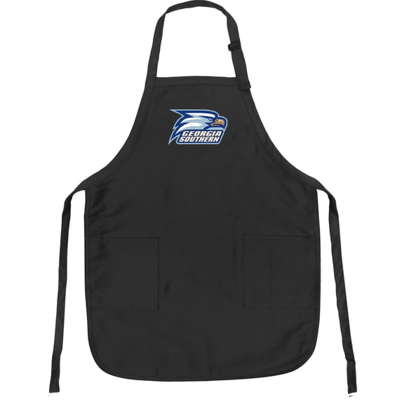 Broad Bay GSU Apron DELUXE Georgia Southern APRONS for Men or Women - Grilling, Kitchen, or Tailgating