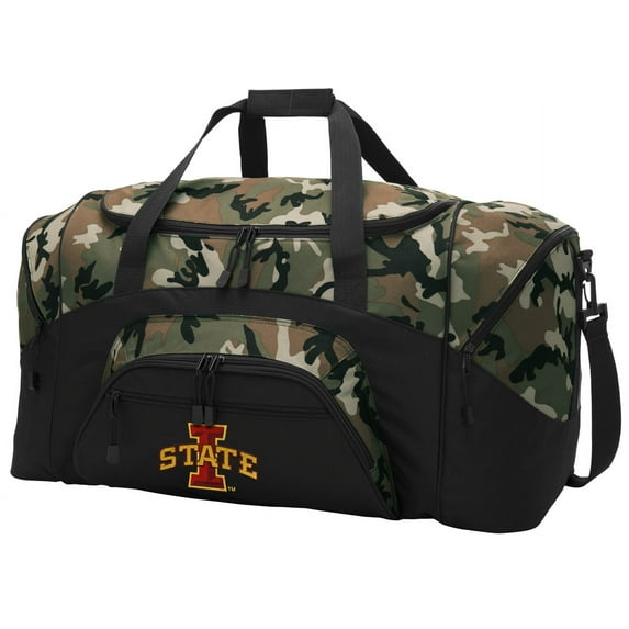 Broad Bay Iowa State CAMO Duffel Bag ISU GYM BAG