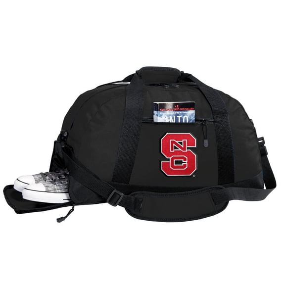 Broad Bay NC State Duffel Bag or NC State Gym Bag WITH SHOE POCKET