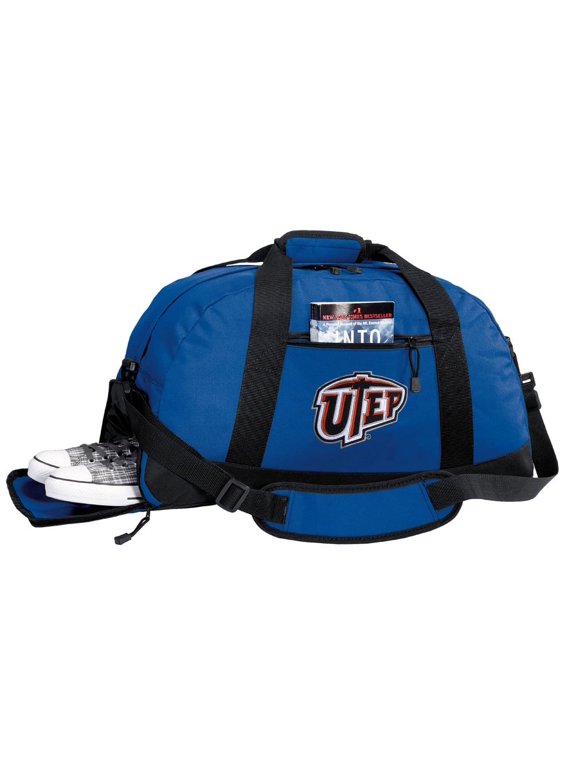 UTEP Gym Bags UTEP Miners Duffle Bag WITH Cool SHOE POCKET!