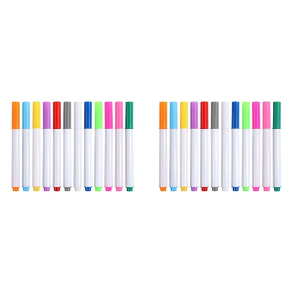 Broad Line Washable Markers, Assorted Colors, Art and Craft Supplies for Coloring Books and DIY Art Projects, Conical Tip Large Markers Bulk, Drawing Must Haves & Essentials,24pcs