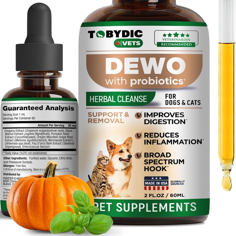 Broad Spectrum Herbal Medicine with Probiotic for Cats & Dogs