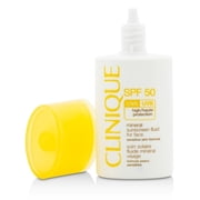 Broad Spectrum SPF 50 Mineral Sunscreen Fluid for Face by Clinique for Women - 1 oz Sunscreen