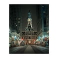 thumbnail image 1 of Broad Street & City Hall, Philadelphia - Philadelphia Pennsylvania Photography Cityscape Architecture Nightlife Street Photography Skyline Vintage Travel Poster Unframed Wall Art Print 22 x 28 inches, 1 of 13