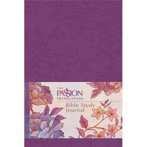 Broad Street Publishing Group The Passion Translation Bible Study Journal, Peony Design Faux Leather
