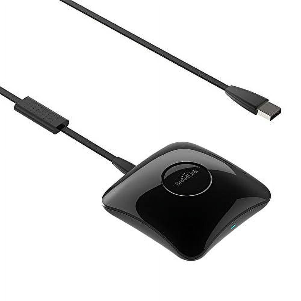 BroadLink RM4 pro Smart IR/RF Remote Control Hub with Sensor Cable-WiFi IR/RF Blaster for Smart Home Automation, TV, Curtain, Shades Remote, Works with Alexa, Google Assistant, IFTTT (RM4 pr