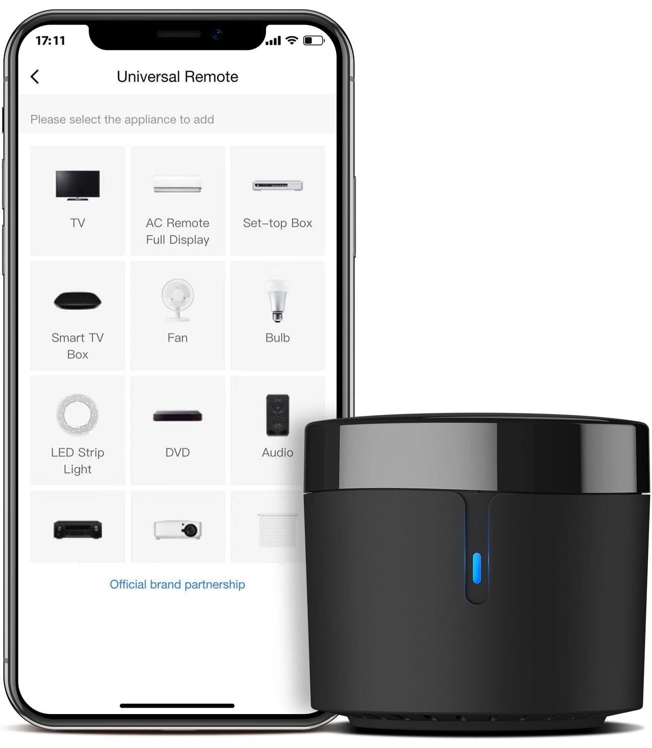 BroadLink Smart IR Remote Control Hub(2.4 Ghz WIFI Only)-WiFi IR Blaster for Smart Home Automation, TV Remote, Compatible with Google Assistant, IFTTT (RM4 mini)