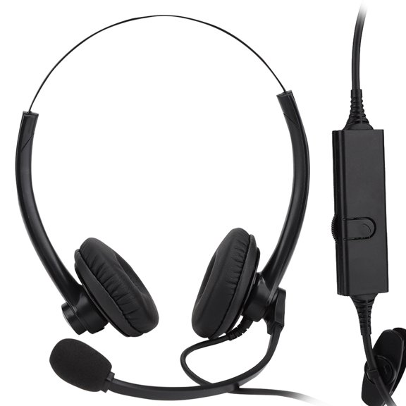 Broadband HD Headphone For Telephone Computer, Hearing Protection Long,Wear Comfort