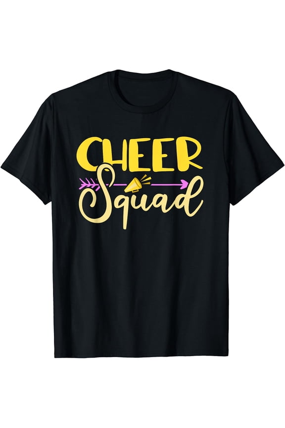 Broadcast Arrow Graphic Shirt Fun Cheer Squad Women T-Shirt Black 2X-Large