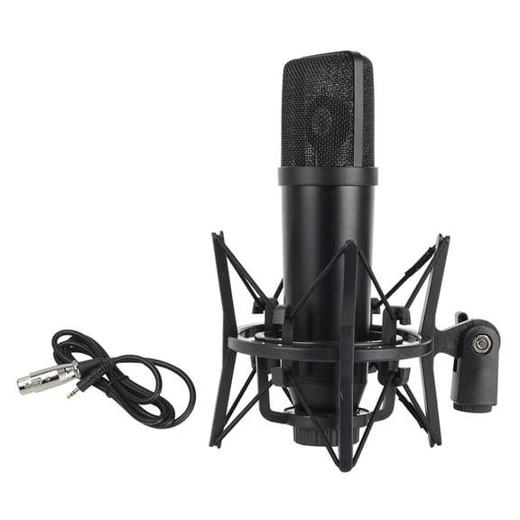 Broadcast-Grade Condenser Microphone With Cancellation & Metal Diaphragm For Clear