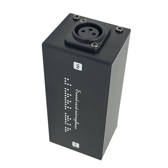 Broadcasting Voice Preamplifier Clean Dynamic Mic Preamplifier Device for Live Performances Streaming Podcasts