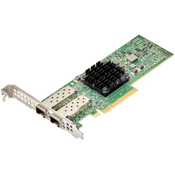 Broadcom P210P - 2 x 10GbE PCIe NIC - PCI Express 3.0 x8 - 2 Port(s) - Optical Fiber - 10GBase-X, 1000Base-X - Plug-in Card