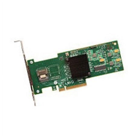 Broadcom LSI MegaRAID SAS LSI9240-4I 4-Port 6Gb/s PCI-Express SATA/SAS Single RAID Controller, Retail