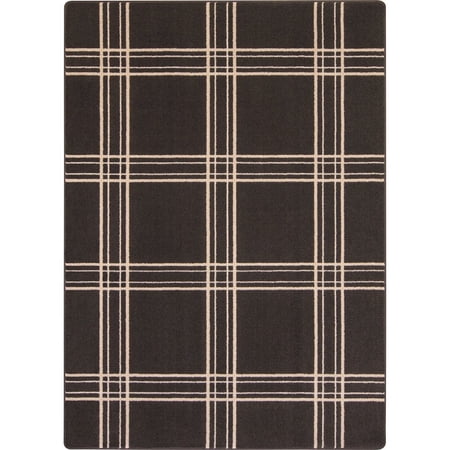 Joy Carpets Impressions Broadfield Espresso 5'4" x 7'8"