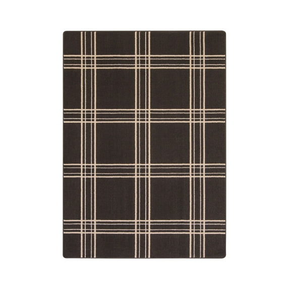 Joy Carpets Impressions Broadfield Espresso 5'4" x 7'8"