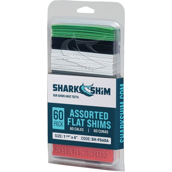 Broadfix FS60A-US Plastic Flat Shims44; Pack of 60